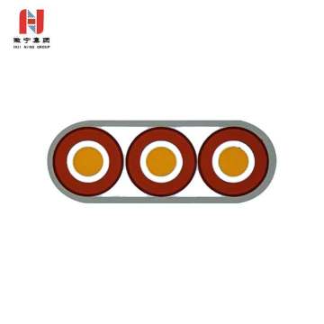 Düz Dalgıç Pompa Kablosunun Yapı Şeması