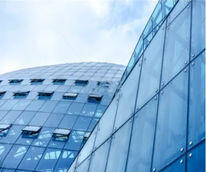 Curtain wall 6-9mm low-e glass curtain Wall