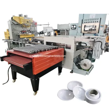Can spray bottle metal cap making machine line