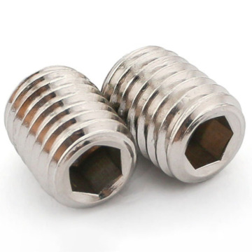 Wholesale Bulk Stainless Steel 304 Headless Hexagon Screw Pins and Socket Sets with Flat Points - DIN916