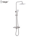 Douche de salle de bain noire Ensemble de douche en acier inoxydable robinet de douche