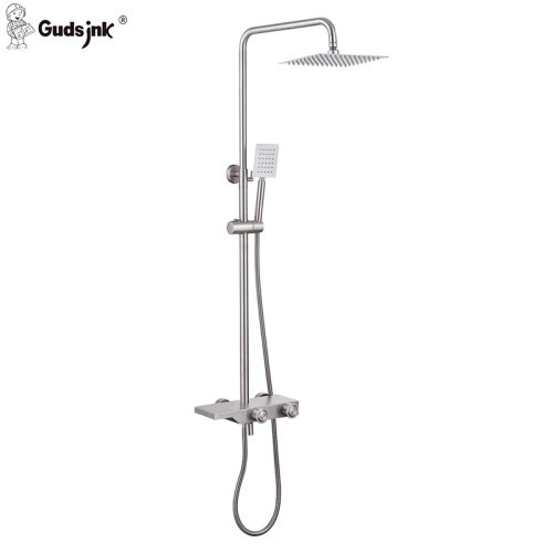 Douche Set Set en acier inoxydable Douche de salle de bain