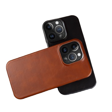 Oil Wax Leather iPhone 11/12/13/14/15 Pro Max Case - Anti Slip and Anti Drop