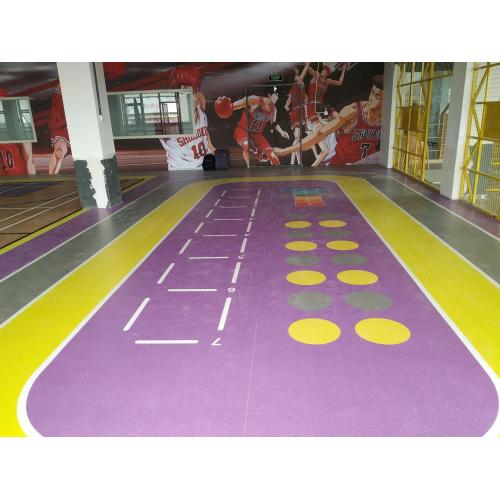 Custom Sports Vinyl Flooring for Indoor Basketball Court