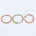 The New Orange Series Letter Girl Bracelet Set