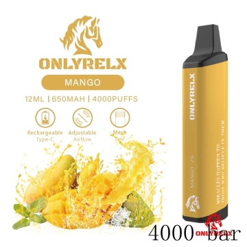 السجائر الإلكترونية الشهيرة 4000Puffs يمكن التخلص منها