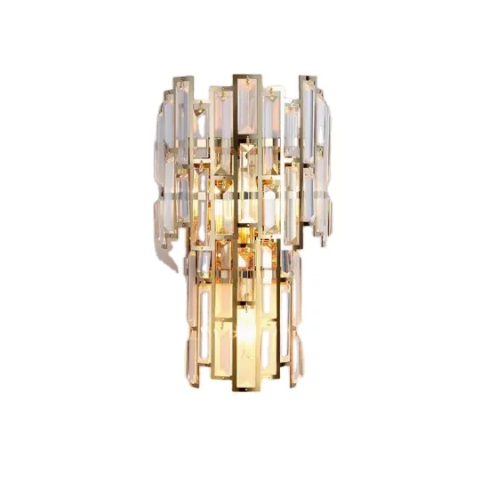 Modern Italian Crystal Wall Light for Luxurious Living Room and Bedroom