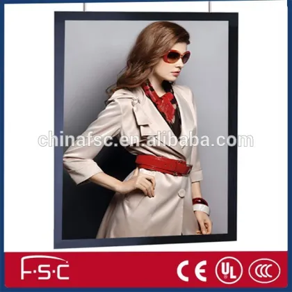 slim advertising aluminum profile lightbox