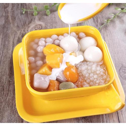 Leckeres gefrorenes Instant Taro Boba Essen