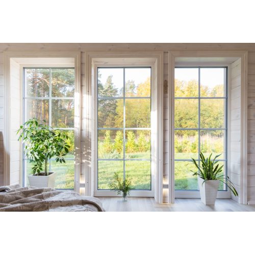 Grill design aluminium fixed window picture window