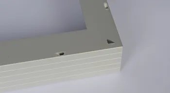 40x40 Anodized Aluminum Solar Panel Frame