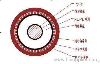 Iec Standard Copper And Aluminum Conductor Concentric Cable 