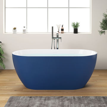 Bañera de remojo de acrílico azul acrílico - estilo moderno de spa de hotel