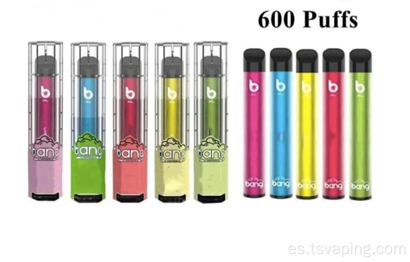 Bang Vape de alta calidad 600puffs