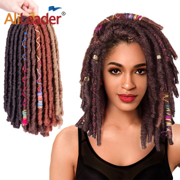 ороиши locs faux бо ақсои ҷингила мӯи синтетикӣ