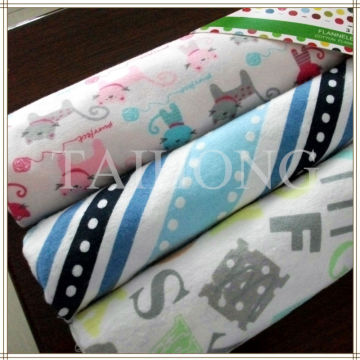 wholesale printed cotton double-sided flannel fabric