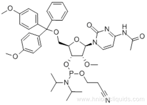 N-Acetyl-5'-O-(4,4-dimethoxytrityl)-2'-O-methylcytidine-3'-(2-cyanoethyl-N,N-diisopropyl)phosphoramidite CAS 199593-09-4