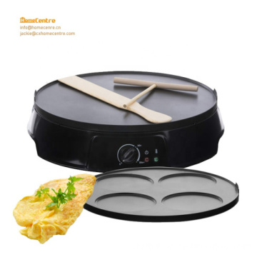 Professional 1200W Crepe and Pancake Maker: Adjustable Temperature Control & Detachable Plate for Easy Cleaning