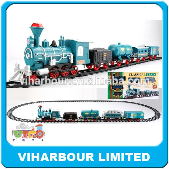 Popular battery operated toy ABS train track toy