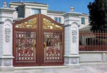 Porta di alluminio degli uccelli fortunati