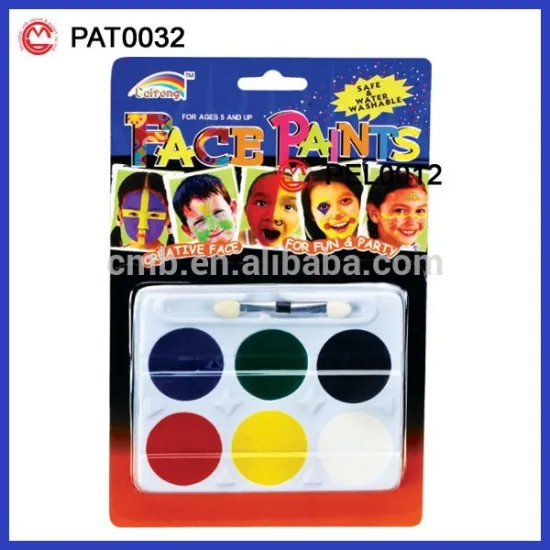 Non-toxic diy color flag face paint stick