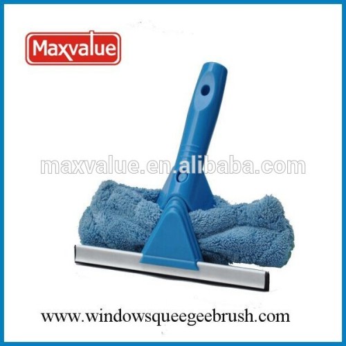 Telescopic microfibercloth glass window clean wiper