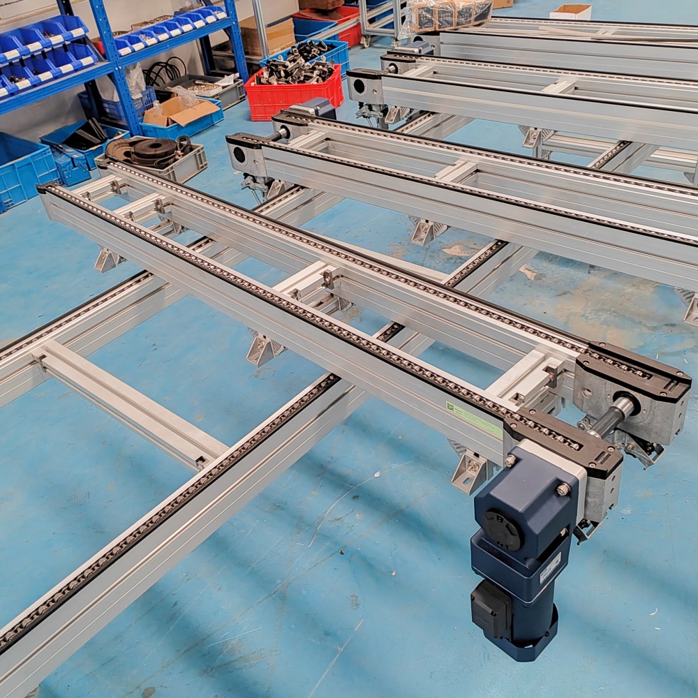 Chain Conveyor For Pallet Transfer System