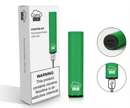 Airis Aura Kit with Chargeable Battery Disposable Vape