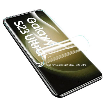 HD Clear Full Coverage Hydrogel TPU Film Screen Protector for Samsung Galaxy S23/S22 Ultra