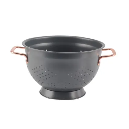 Color Painting Colander with color Rose Painting Handle