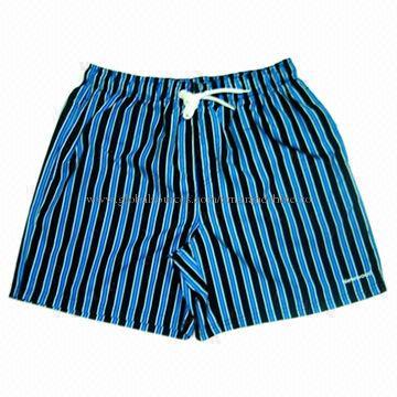 Men's striped shorts, simple easy design