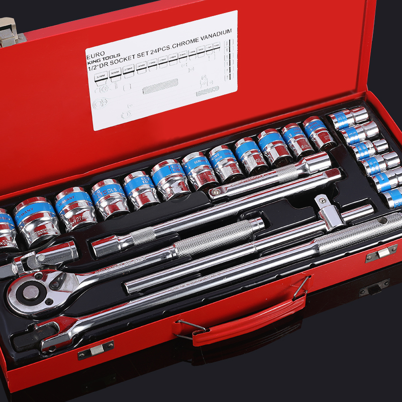 24PCS drive socket set