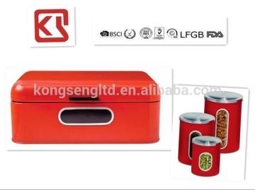 LFGB hot sell bread box and canister set