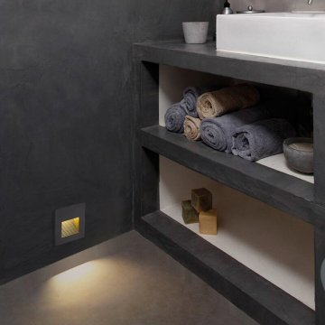 ETL Certified IP65 Recessed Square LED Wall Light for Corridors