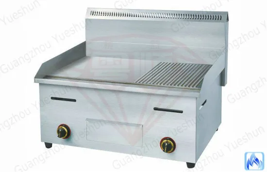 Gas Heavy Duty Griddle With Stainless Steel Body , 11.7 Kw