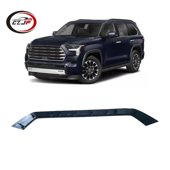 CZJF Matte Black Front Bumper Grille Molding for Toyota Sequoia 2022-2023 (OEM 53111-0C900)