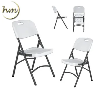 Wholesale Portable White Plastic Folding Chairs for Outdoor Events and Parties