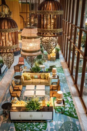 Art deco cool modern foyer glass chandelier lighting