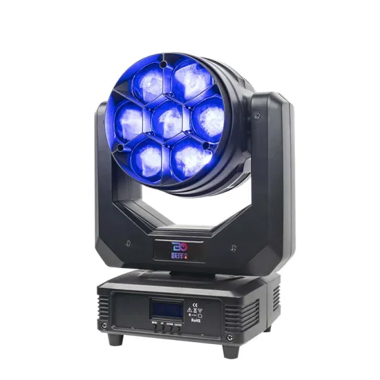 Lyre Beam 7x40W Moving Head Wash Zoom RGBW LED Stage Light