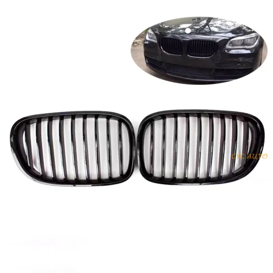 BMW 7 Series F01 Glossy Black Front Bumper Grille 2008-2012