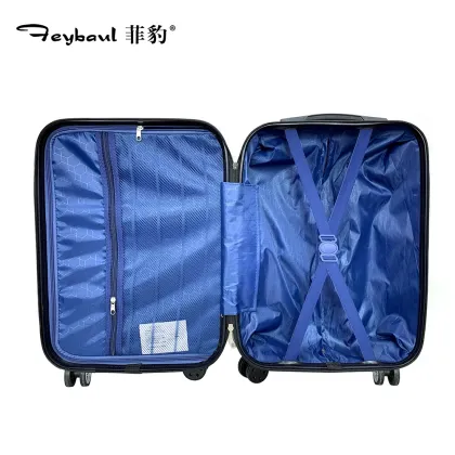 Factory price printed hard luggage Smart Boarding travel suitcase trolley luggage bag