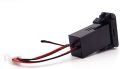 Xe đo nhiệt độ xe đo điện áp điện áp DC 12V xe