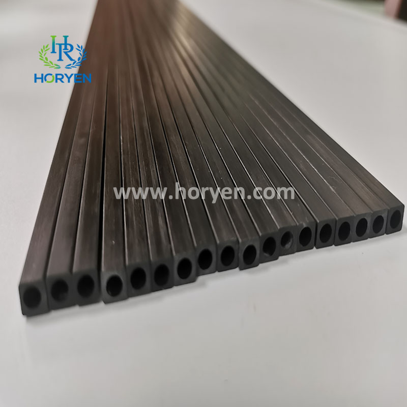 High quality pultrusion carbon fiber profiles tubing pipe