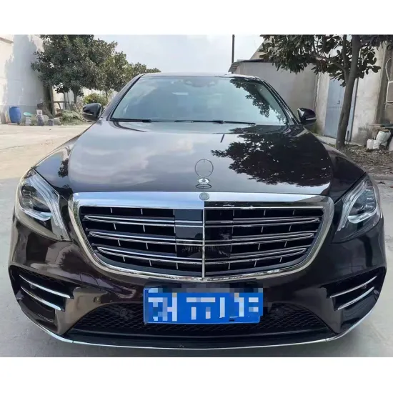 Front Rear Bumper Assembly Grille Headlights Body Kit for Mercedes Benz S-Class W222 to S450 Style