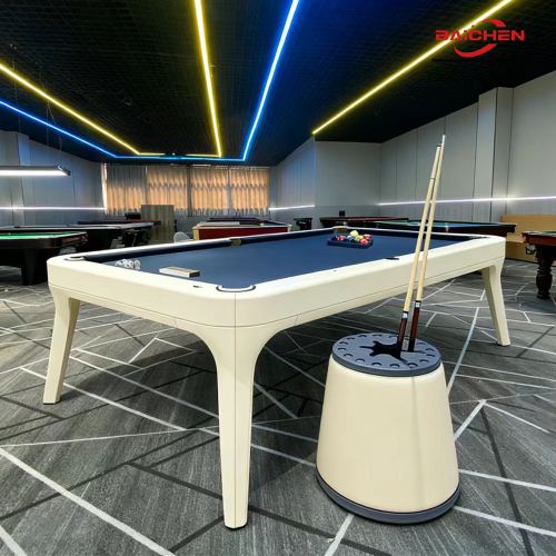 İç Mekan Oyunları için Şık Cam Bilardo Masası