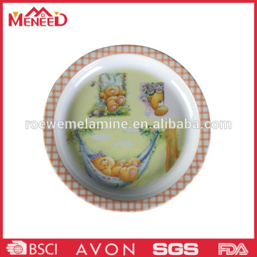 Custom design melamine children daily use food bowl