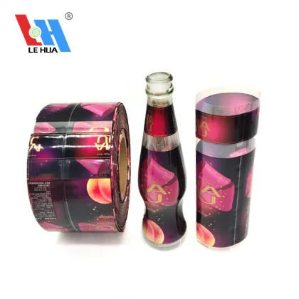 Plastic Shrink Wrap Bottle Labels For Glass Bottle