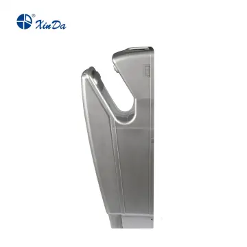 Contact-free silent hand dryer
