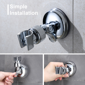 Powerful Suction Cup Shower Head Holder Base Bathroom Shower Nozzle Fixing Wall Bracket Bathroom Accessories new