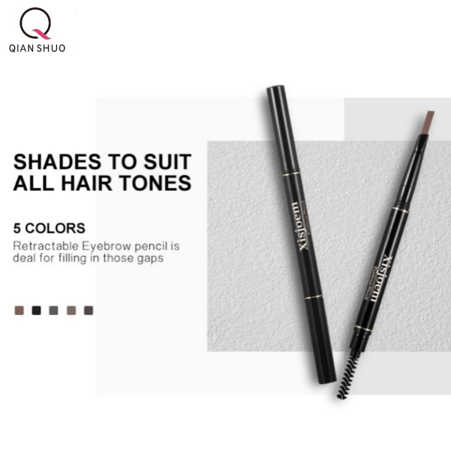 Pensil Alis Berputar Otomatis dalam Tiga Pilihan Warna